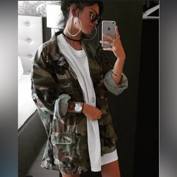 Vintage 90’s Camo Jacket - Picture 1 of 6